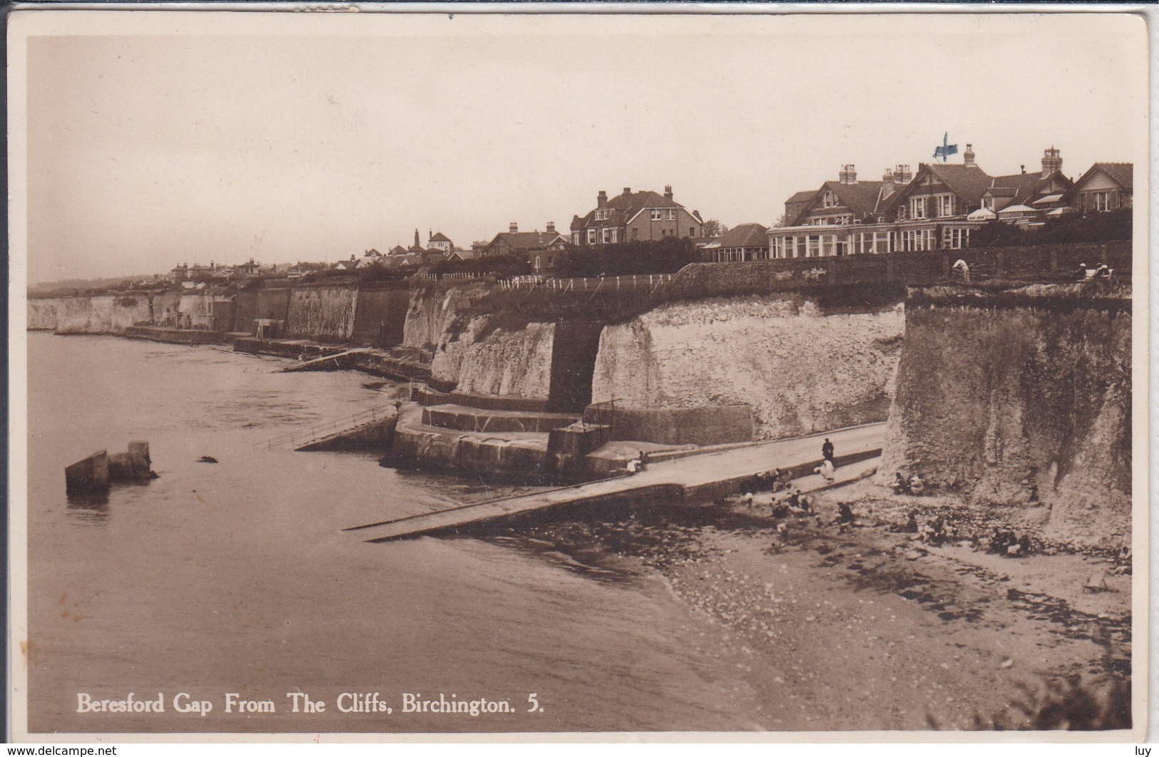 BIRCHINGTON - BERESFORD GAP From The Cliffs  Used 1938 - Altri & Non Classificati