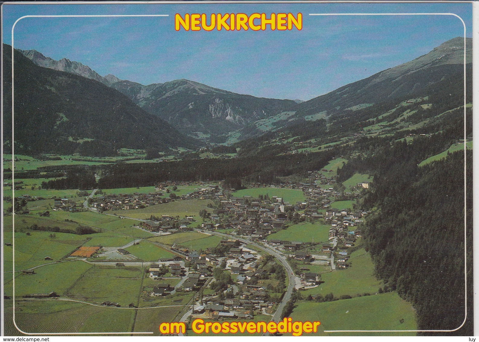 NEUKIRCHEN Am Grossvenediger, Luftbild, Flugaufnahme  1970 - 1980 - Neukirchen Am Grossvenediger