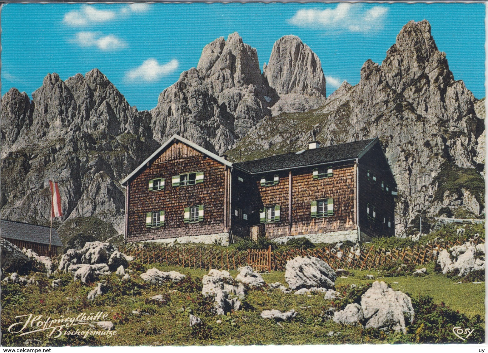 FILZMOOS - HOPÜRGLHÜTTE Mit Bischofsmütze Hüttenstempel   1970 - 1980 - Filzmoos