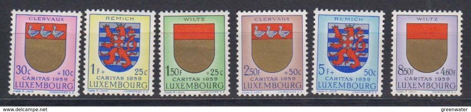 Luxemburg 1959 Caritas 6v ** Mnh (44475) - Unused Stamps