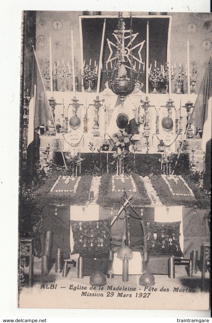 81 - Albi - église De La Madeleine - Fête Des Morts 1927 - Albi