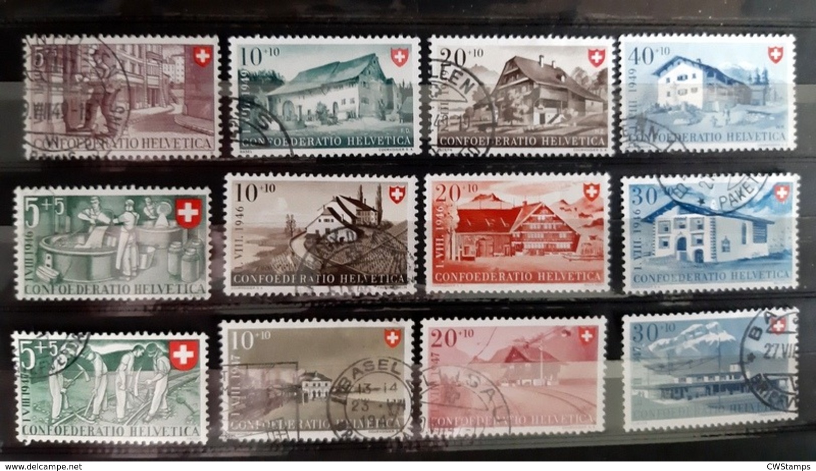 Zwitserland 1946-1949 - Gebruikt