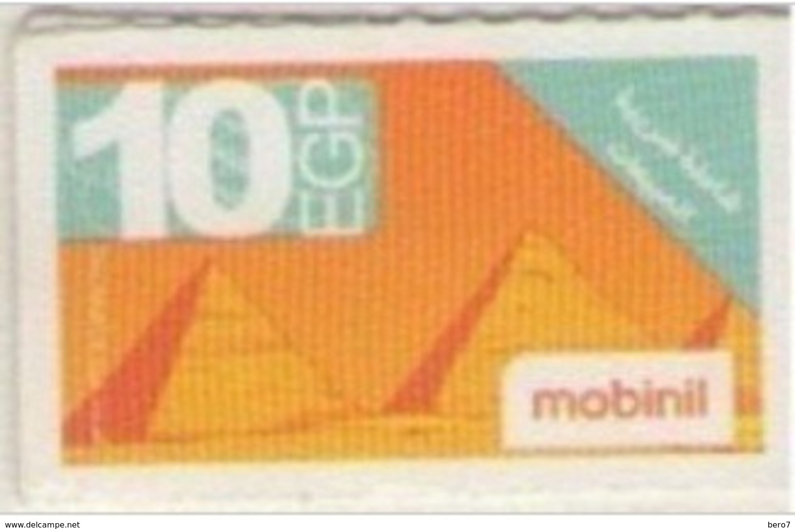 EGYPT Pyramids - MobiNil Prepaid Card 10 L.E, [USED] (Egypte) (Egitto) (Ägypten) (Egipto) (Egypten) - Egypte