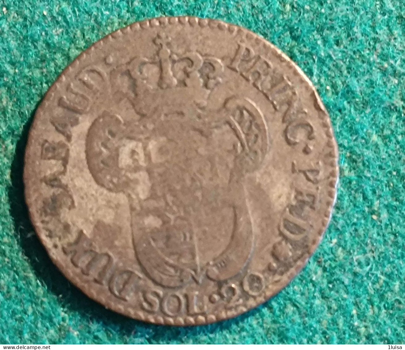 2 Soldi 1795 - Italian Piedmont-Sardinia-Savoie