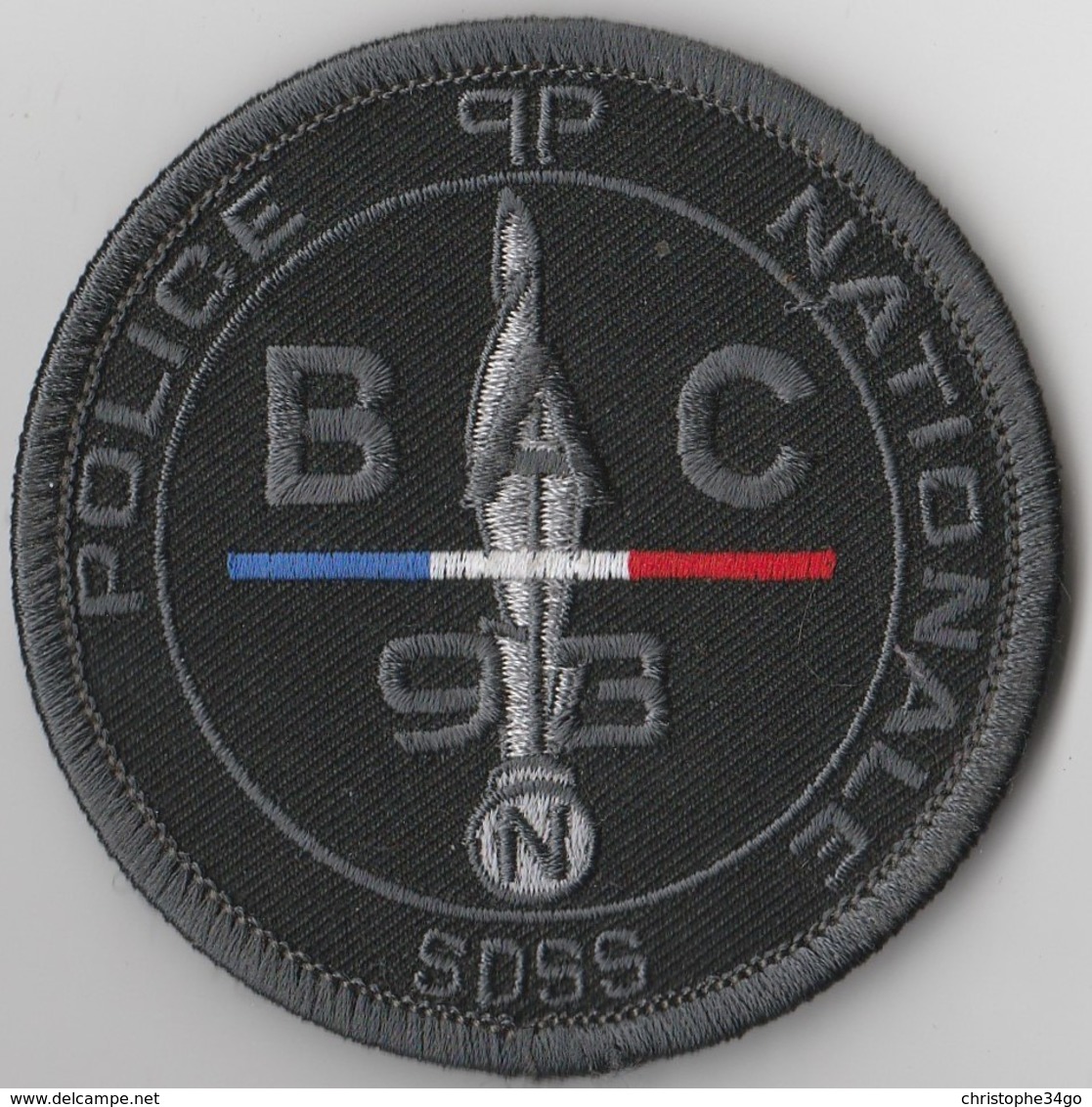 Écusson Police BAC 93N - Police & Gendarmerie