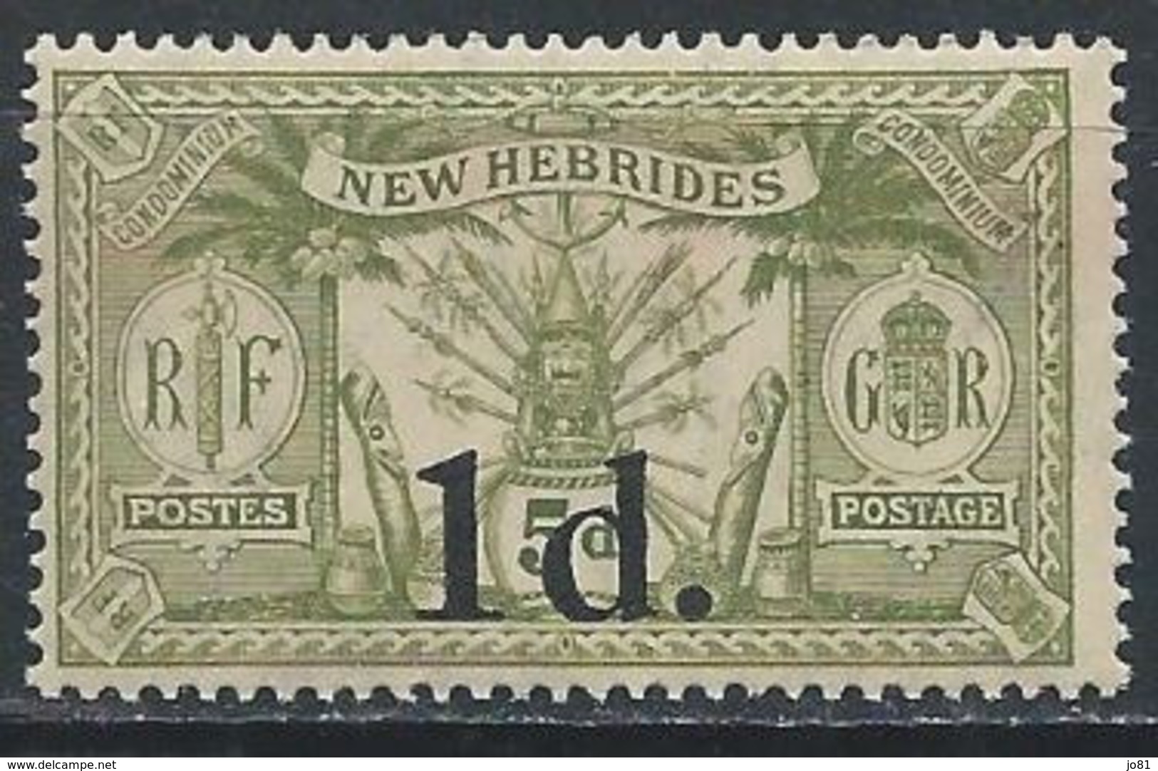 Nouvelles-Hébrides YT 64 XX / MNH - Unused Stamps