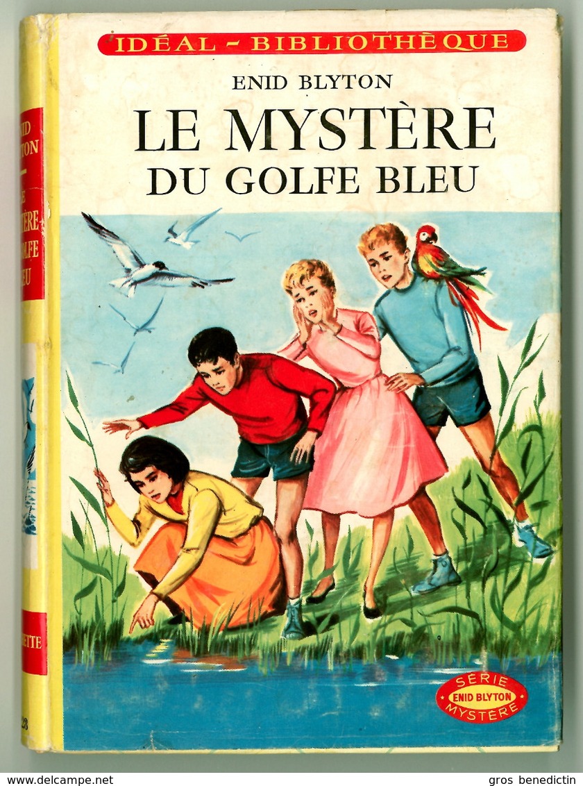 Hachette - Idéal Bibliothèque N°228 Avec Jaquette - Enid Blyton - "Le Mystère Du Golfe Bleu" - 1964 - Ideal Bibliotheque