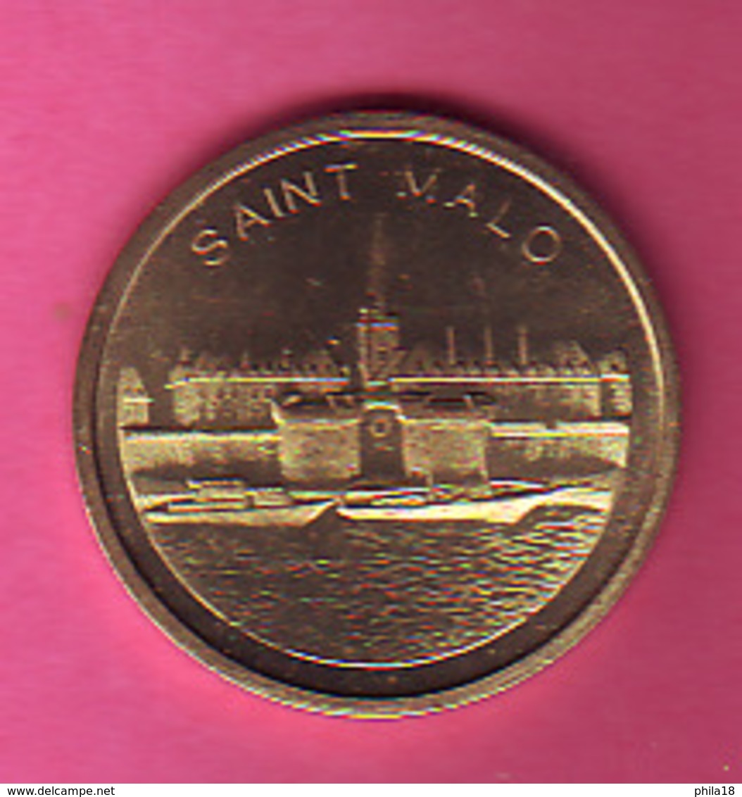 SAINT MALO - LA FRANCE EN MEDAILLE - COLLECTION SOUVENIR - POIDS 11 GRS - DIAM  30 MM - Autres & Non Classés