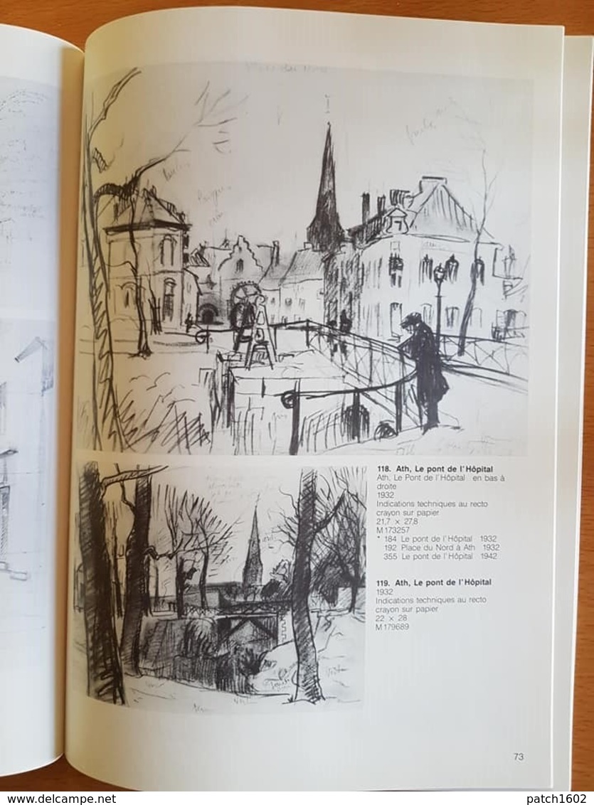 ATH,FRAMERIES,colfontaine,hornu, warquignies,paturages mons,ect..dessin D'Arsène Detry paysages du Hainaut et d'ailleurs