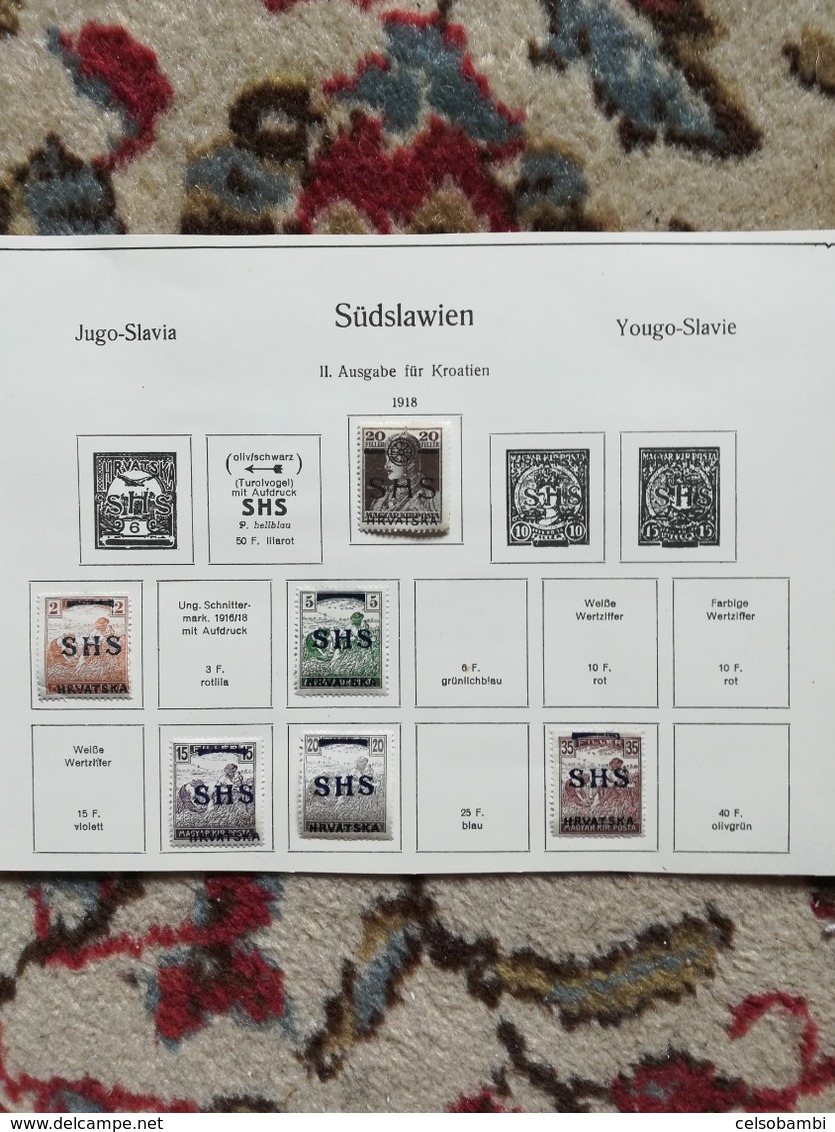 JUGOSLAVIA COLLECTION From Old Album Stamps - Lots & Serien