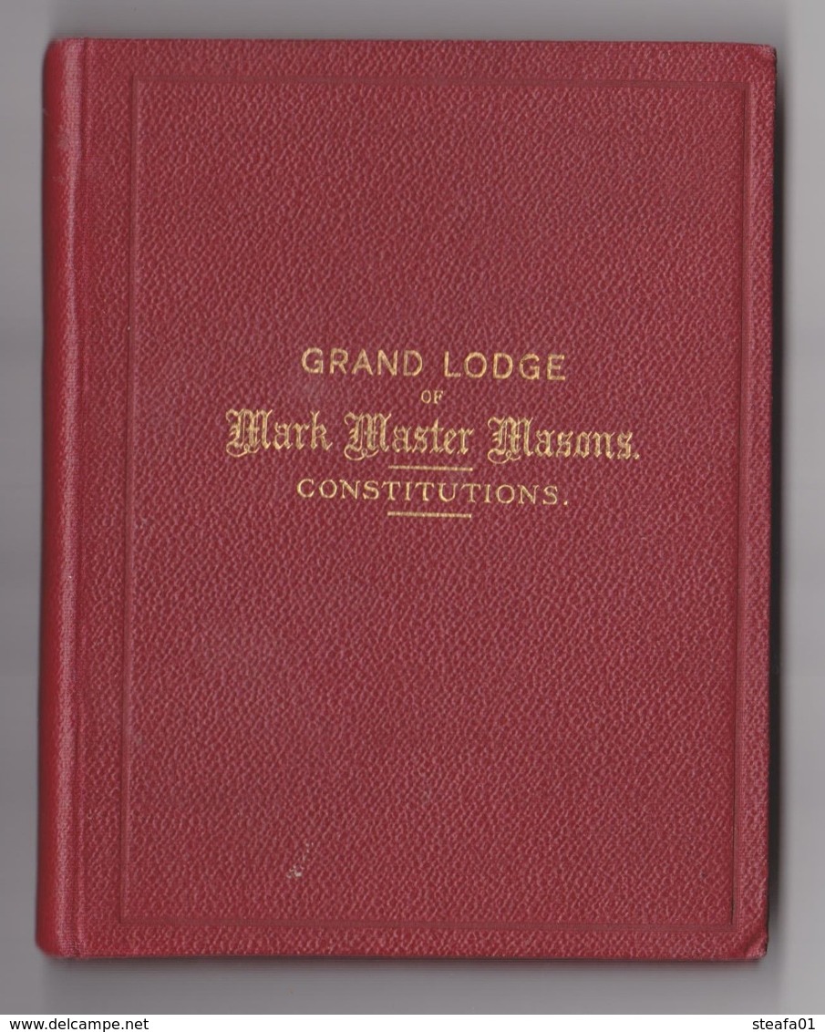 Vijmetselarij, Franc Maçonnerie,Grand Lodge Of Mark Master Masons,  England, 1932, TOP COLLECTORS!!!! - Espiritualismo