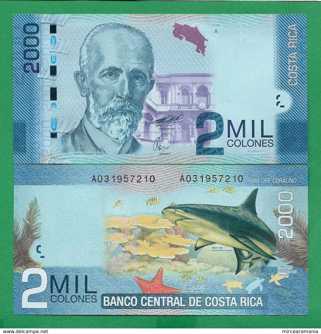 COSTA - RICA - 2000 COLONES – 2009 - UNC - Costa Rica