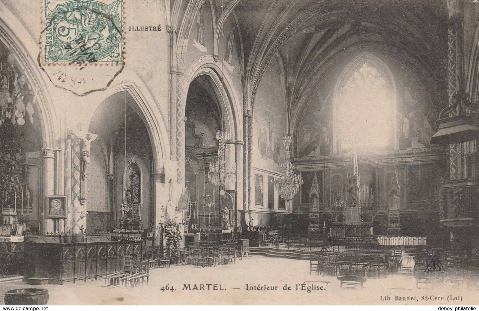 46/ MARTEL - Interieur De L'Eglise - Autres & Non Classés