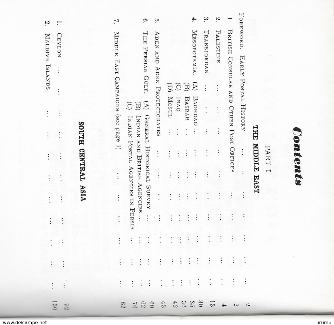 BILLIG'S PHILATELIC HANDBOOK : VOLUME 18. Middle East, Ceylon, Maldives - Colonias Y Oficinas Al Extrangero