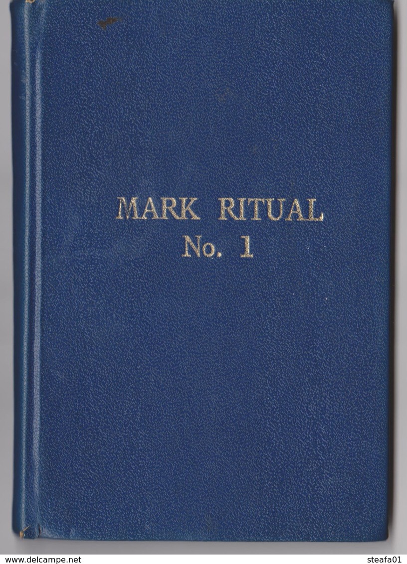 Vrijmetselarij, Franc Maçonnerie,Grand Lodge Of Mark Master Masons, Of England, Wales, Mark Ritual, TOP COLLECTORS!!!! - Spirituality