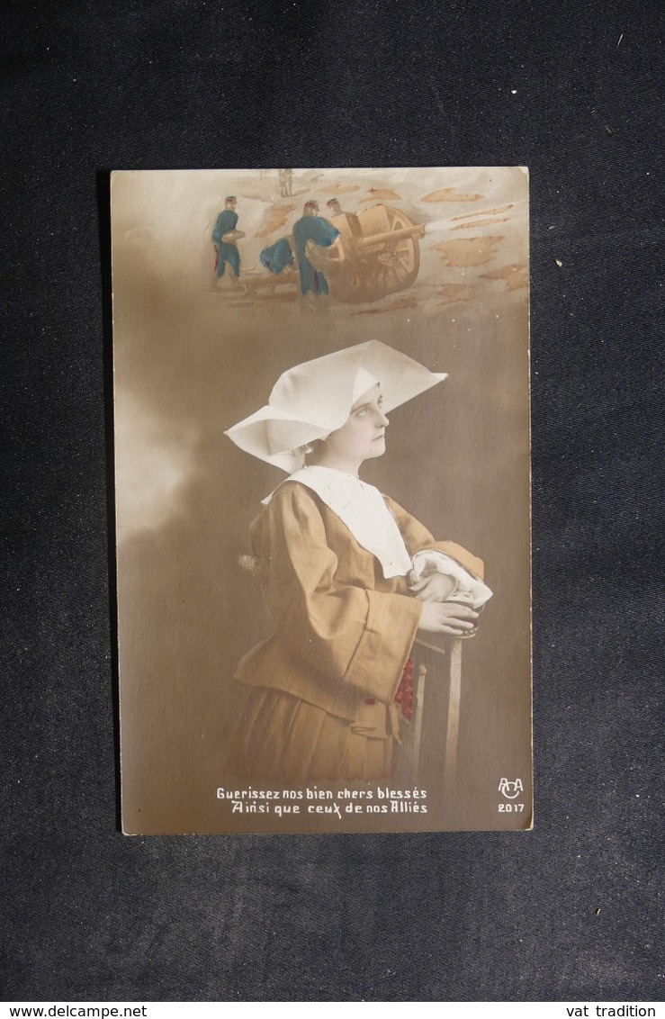 MILITARIA - Carte Postale Patriotique - Cachet De La Préfecture De Police Pour Exemplaire Déposé  En 1915 - L 42077 - Heimat
