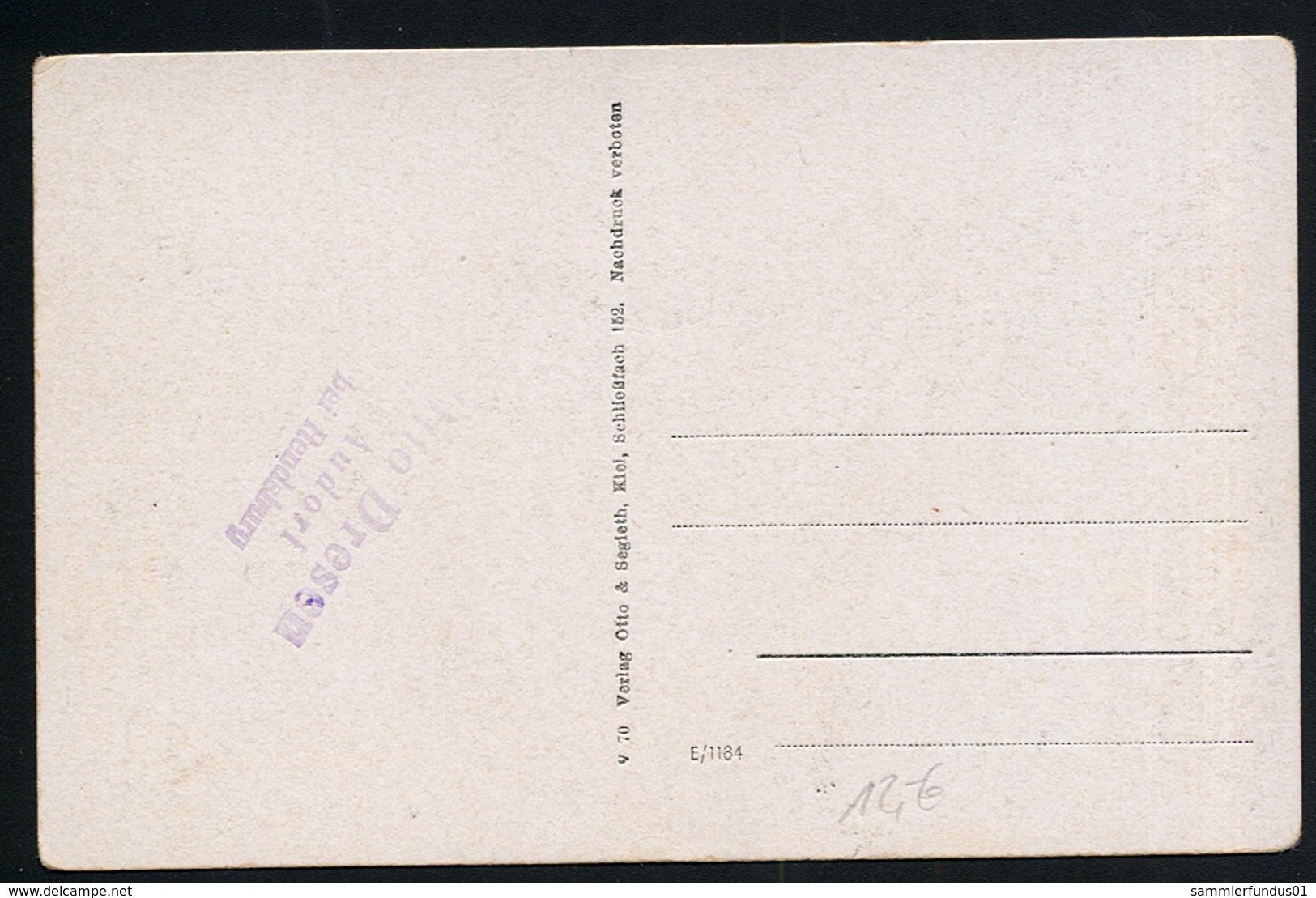 AK/CP Schacht Audorf Osterrönfeld  Rendsburg   Straßen   Ungel./uncirc. Ca 1940   Erhaltung /Cond.  2 / 2-   Nr. 00855 - Rendsburg