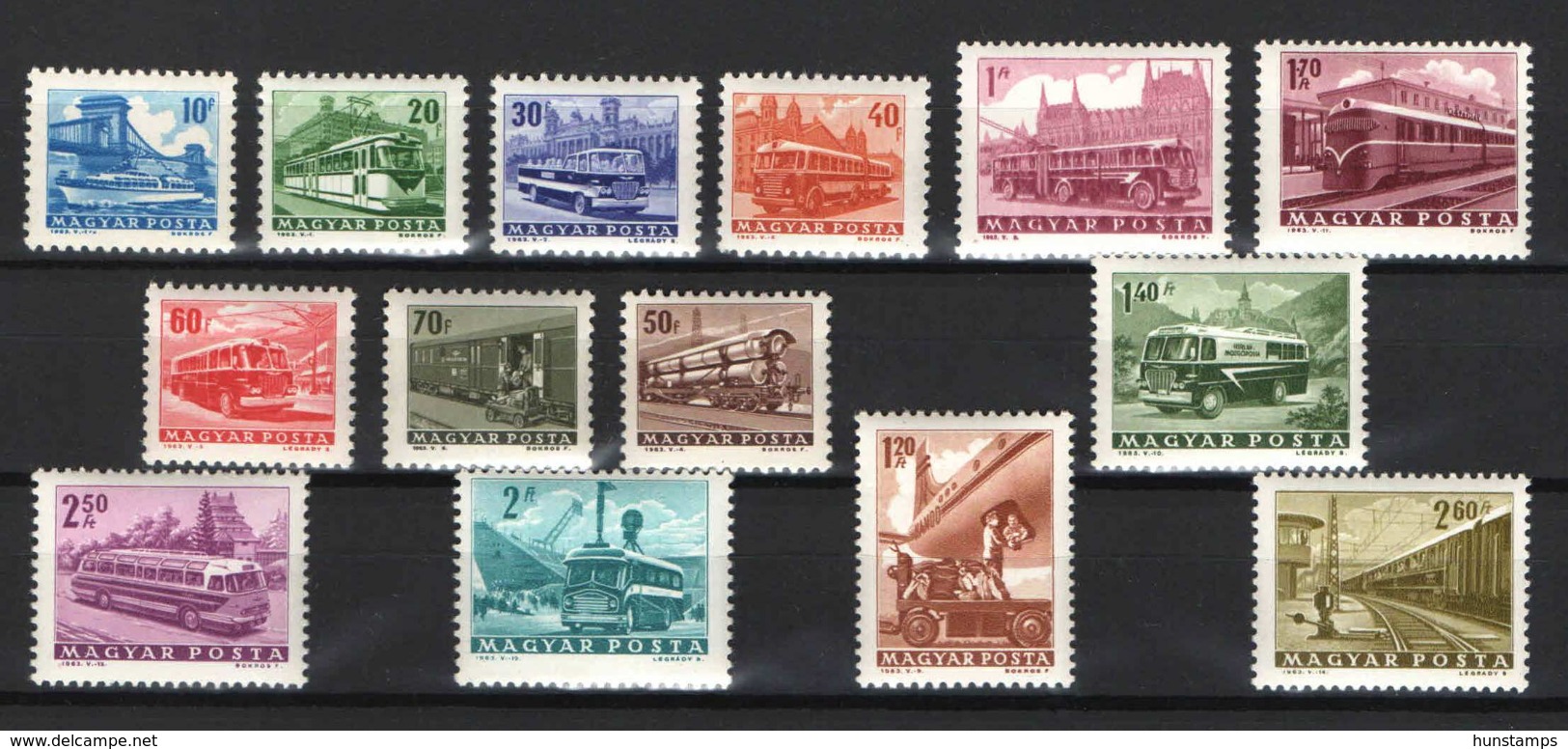 Hungary 1963. Transport I. Rare Traffic Set, MNH (**) - Unused Stamps