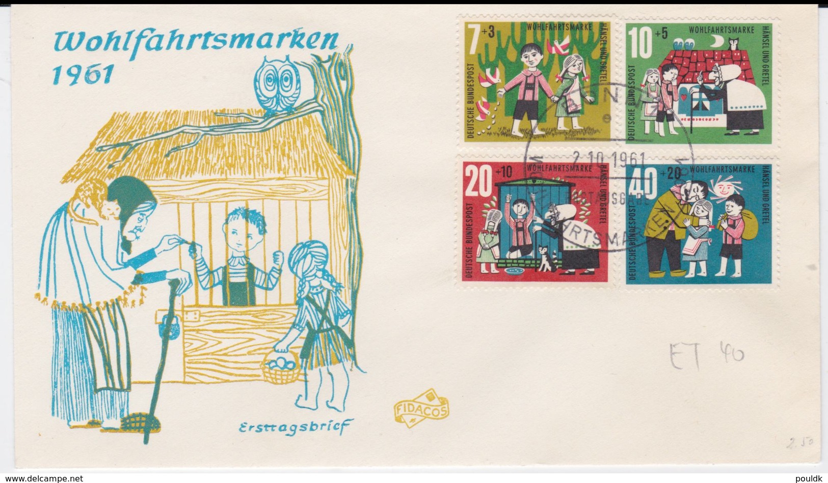 Germany FDC 1961 Wohlfahrtsmarken (T13-42) - Sonstige & Ohne Zuordnung