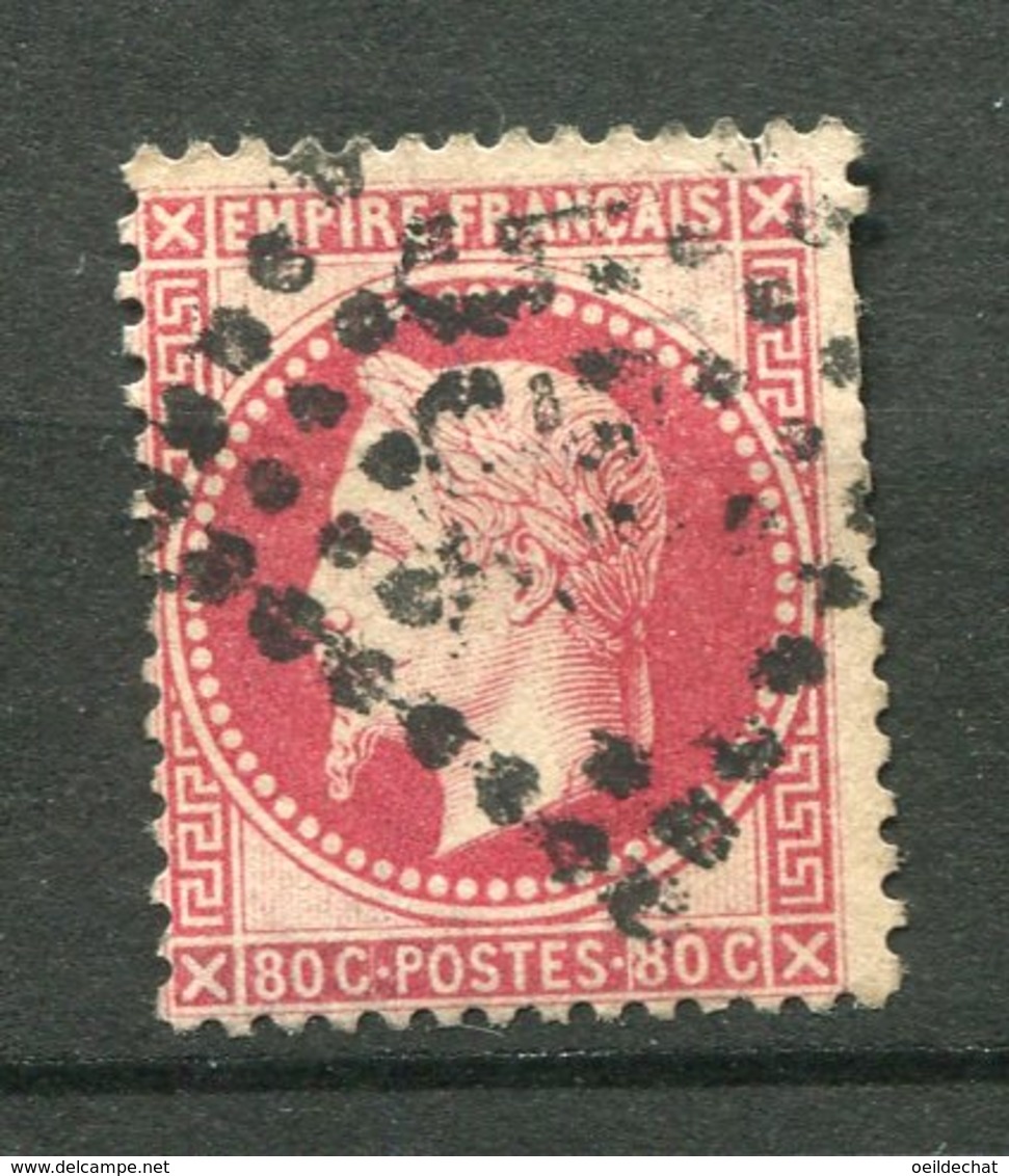 14470 FRANCE N°32a ° 80c. Rose Carminé  Napoléon III    1867     B/TB - 1863-1870 Napoléon III Lauré