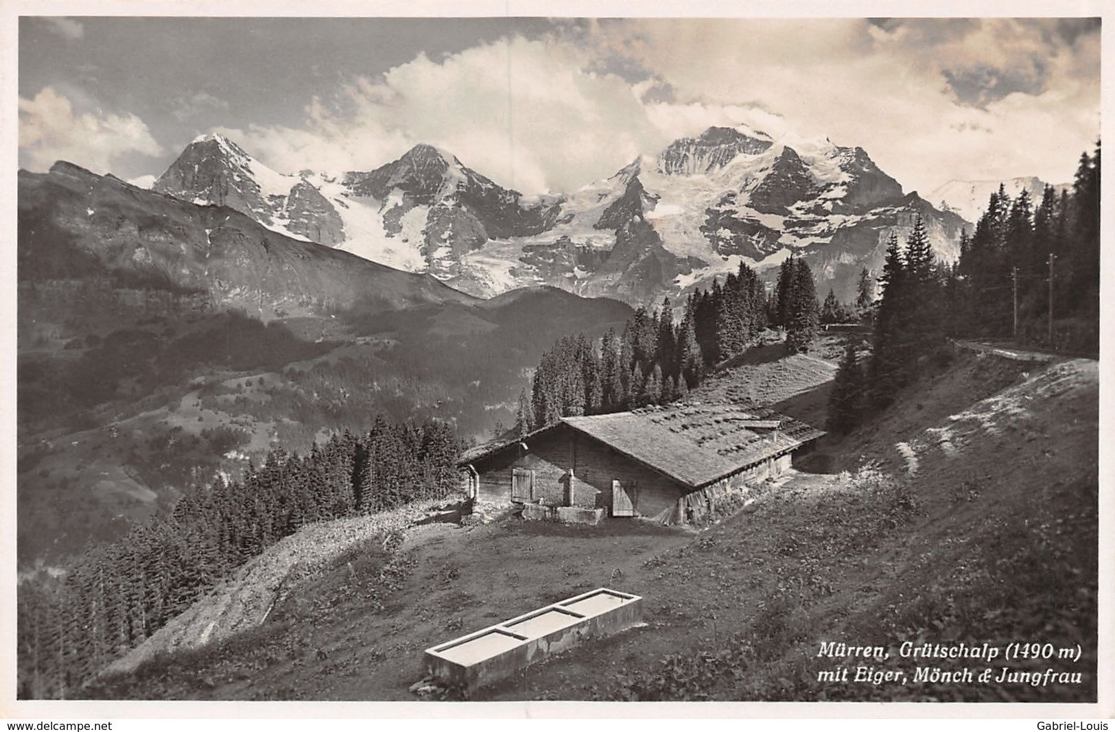 Mürren Grütschalp - Mit Eiger, Mönch & Jungfrau - Mürren