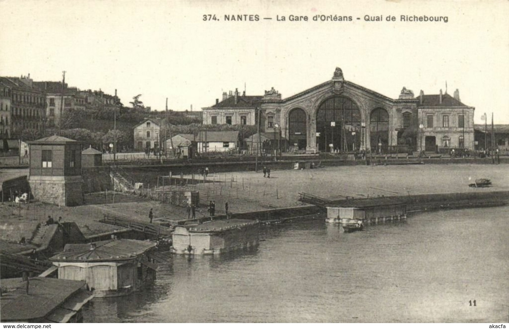 CPA NANTES Le Gare D'ORLÉANS Qual De Richebourg (150637) - Nantes