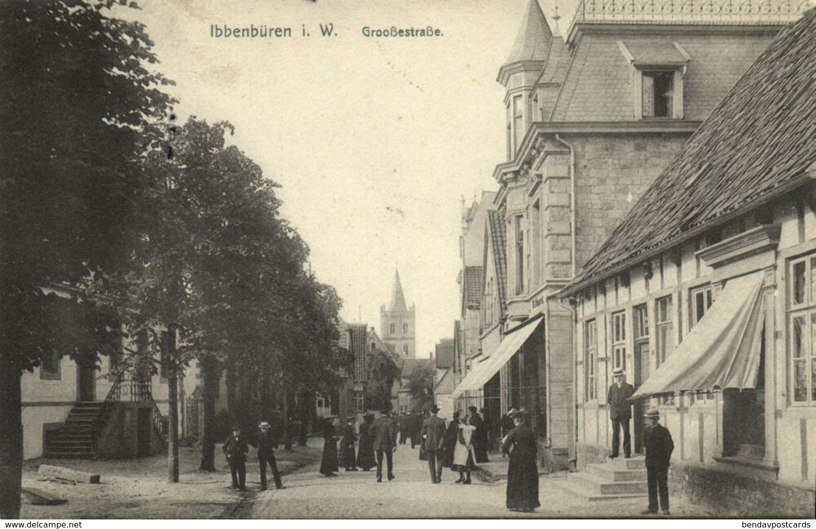IBBENBÜREN I. W., Groosestrasse (1909) AK - Ibbenbueren
