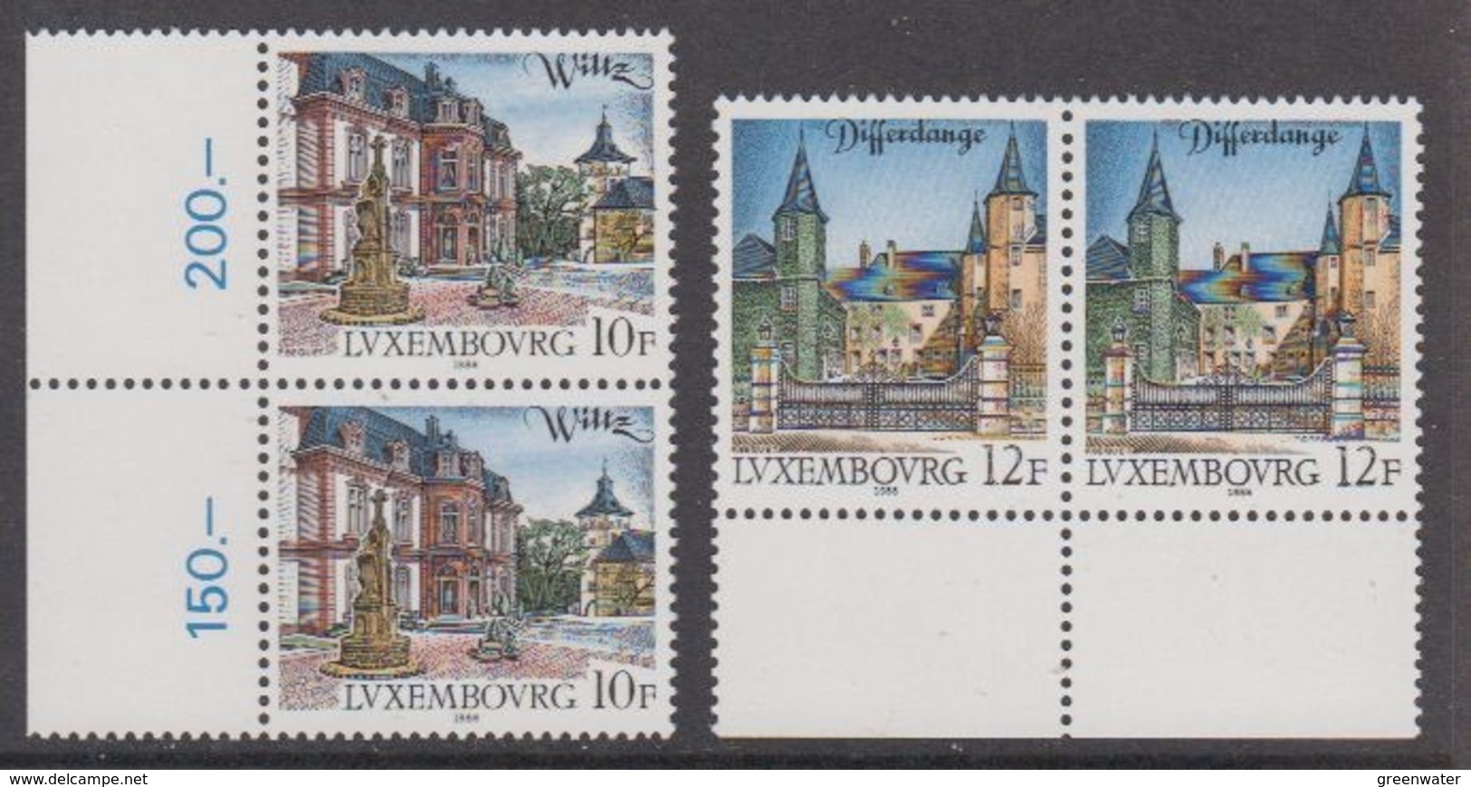 Luxemburg 1988 Wiltz/Differdange 2v (pair) ** Mnh (44484B) - Ongebruikt