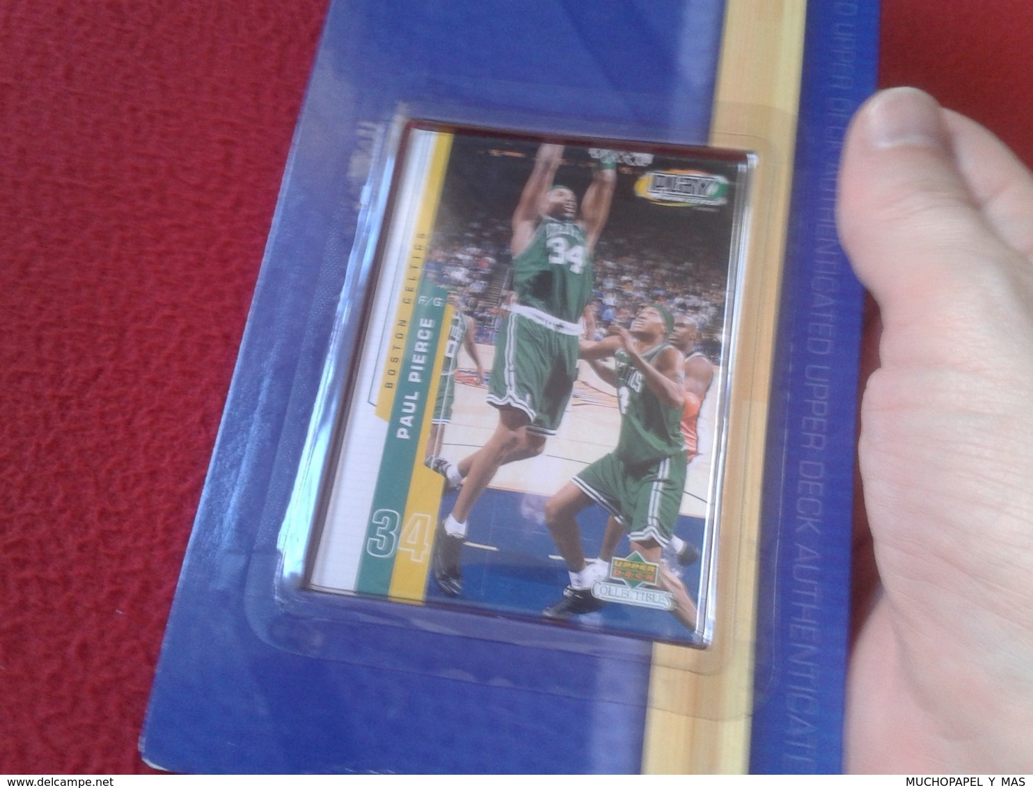 CROMO COLLECTIBLE CARD EN BLISTER NBA USA EDITION 2002 2003 PAUL PIERCE BOSTON CELTICS BASKET BALONCESTO VER FOTOS Y DES - Otros & Sin Clasificación