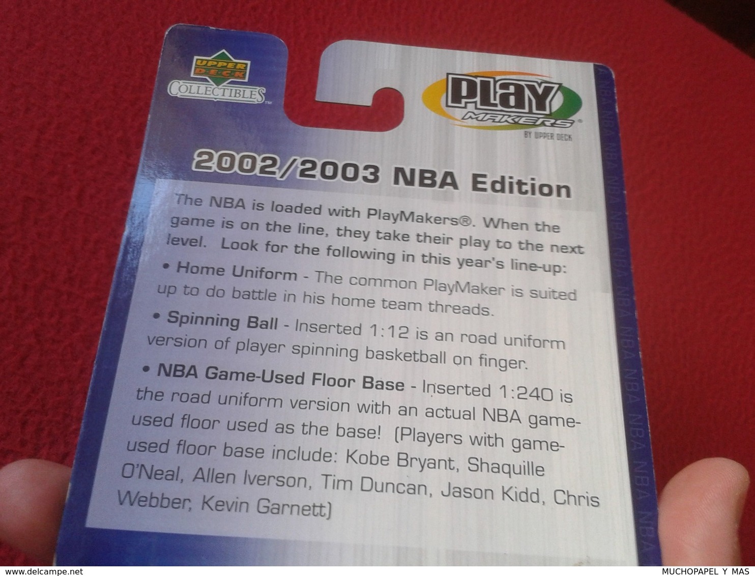 CROMO COLLECTIBLE CARD EN BLISTER NBA USA EDITION 2002 2003 PAUL PIERCE BOSTON CELTICS BASKET BALONCESTO VER FOTOS Y DES - Otros & Sin Clasificación