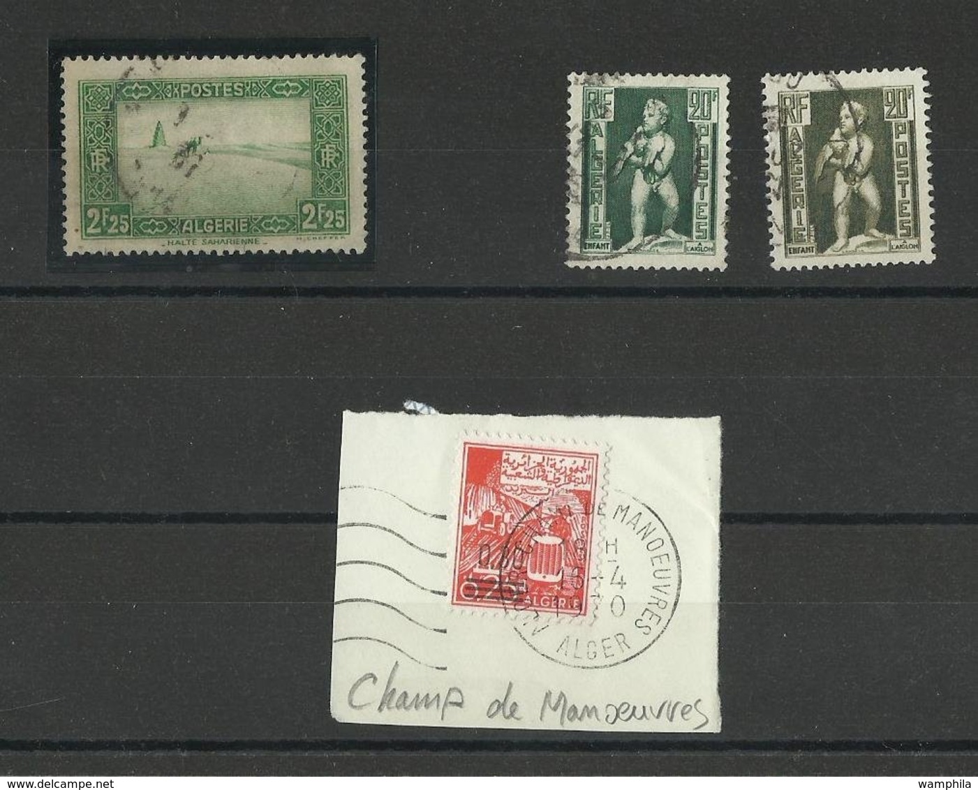 Algérie, Lot De 4 Timbres Oblitérés - Usados