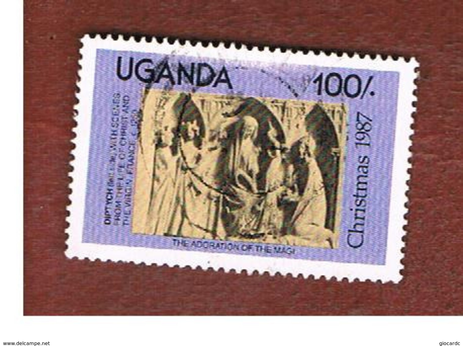 UGANDA   - SG 609   -  1987 CHRISTMAS     - USED ° - Uganda (1962-...)