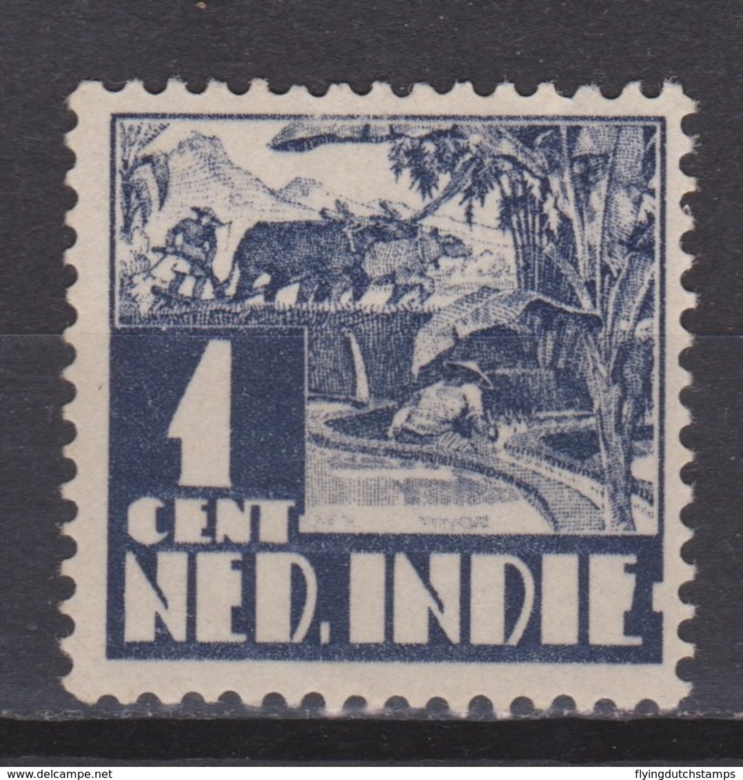 Nederlands Indie Dutch Indies 186 MLH ; Karbouw 1934 No Watermark Netherlands Indies PER PIECE - Netherlands Indies