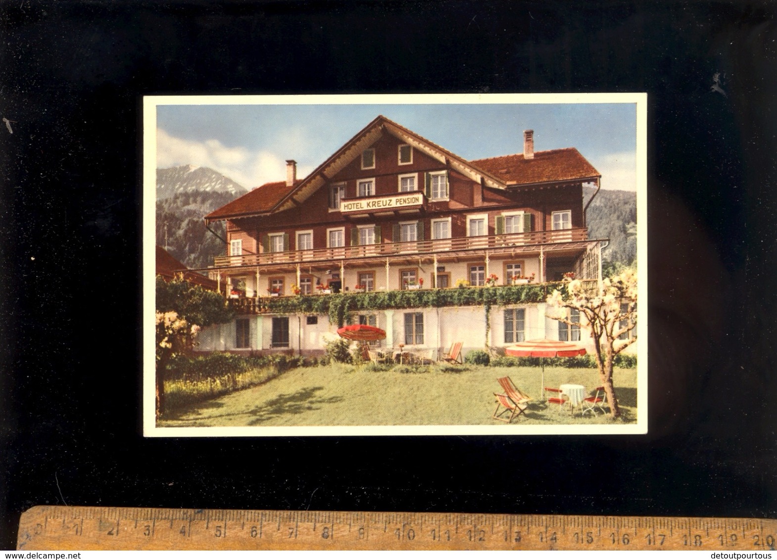 LEISSIGEN AM THUNERSEE : Hotel Restaurant KREUZ Pension H. Gosteli Maier Propriétaire - Leissigen