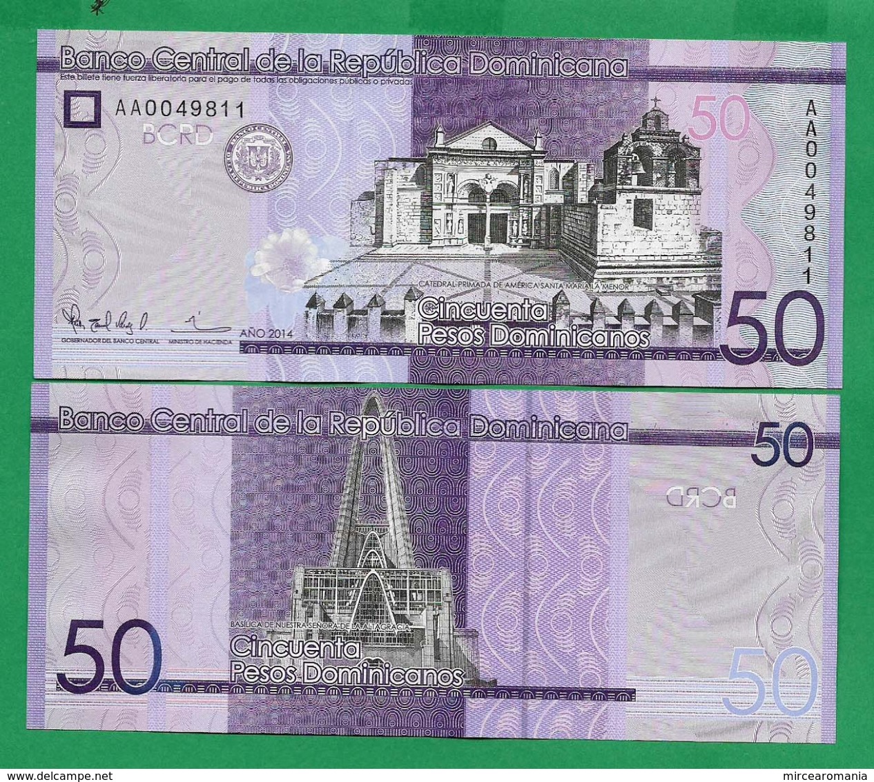 DOMINICAN  REP - 50 PESOS - 2014 - UNC - Repubblica Dominicana