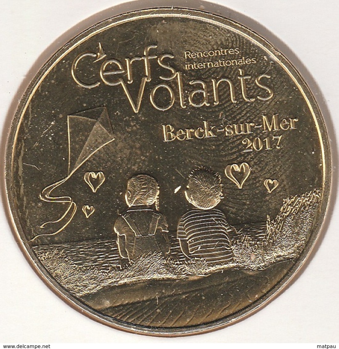 MONNAIE DE PARIS 62 BERCK-SUR-MER - Les Enfants Et Les Cerfs-Volants 2017 - 2017