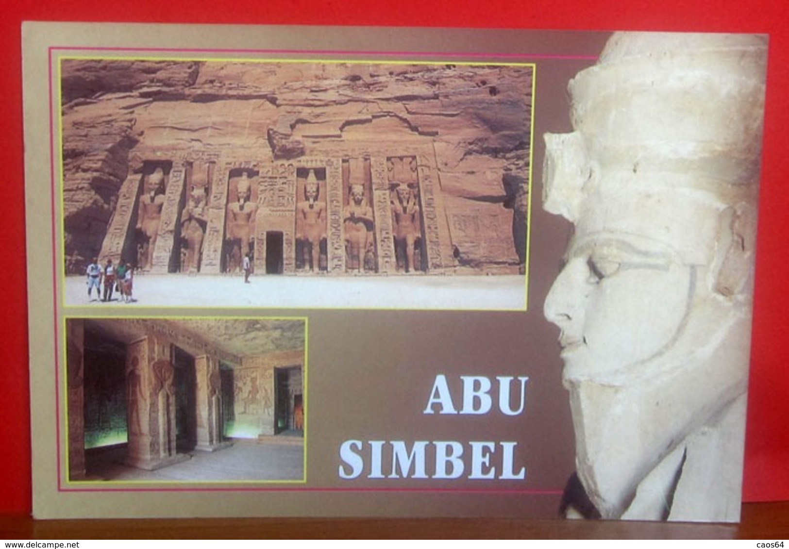 ABU SIMBEL Egitto CARTOLINA - Abu Simbel Temples