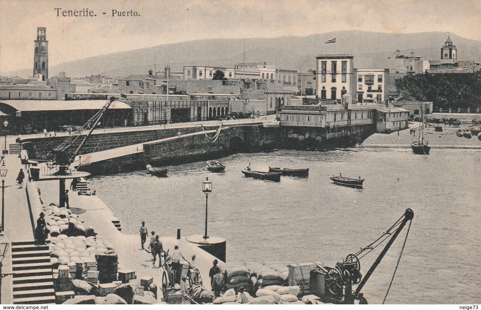 Carte Postale Ancienne D'Espagne - Iles Canaries - Tenerife - Puerto - Tenerife