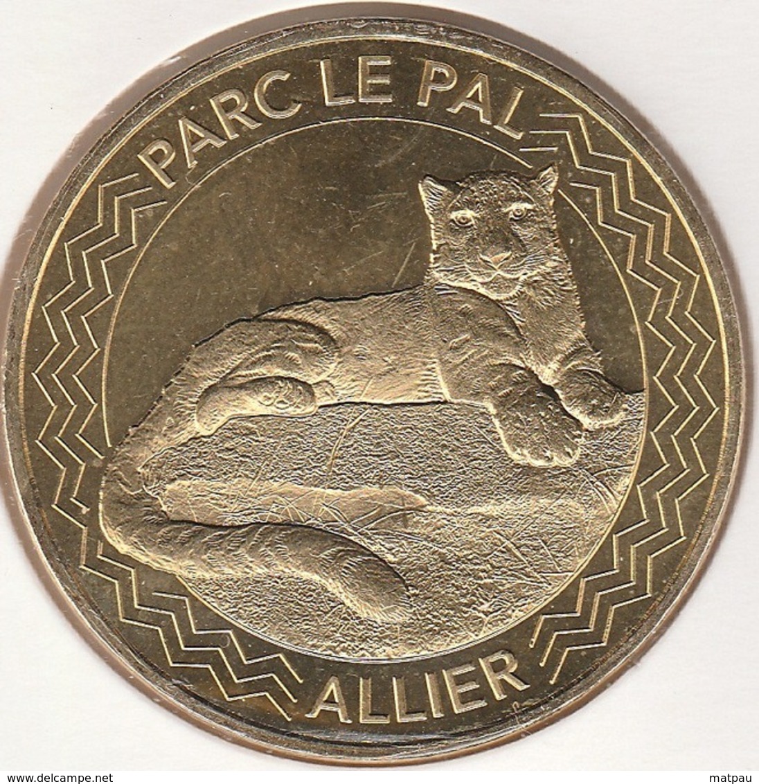 MONNAIE DE PARIS 03 Le Pal - Les Lodges Du Pal - La Panthère Des Neige 2018 - 2018