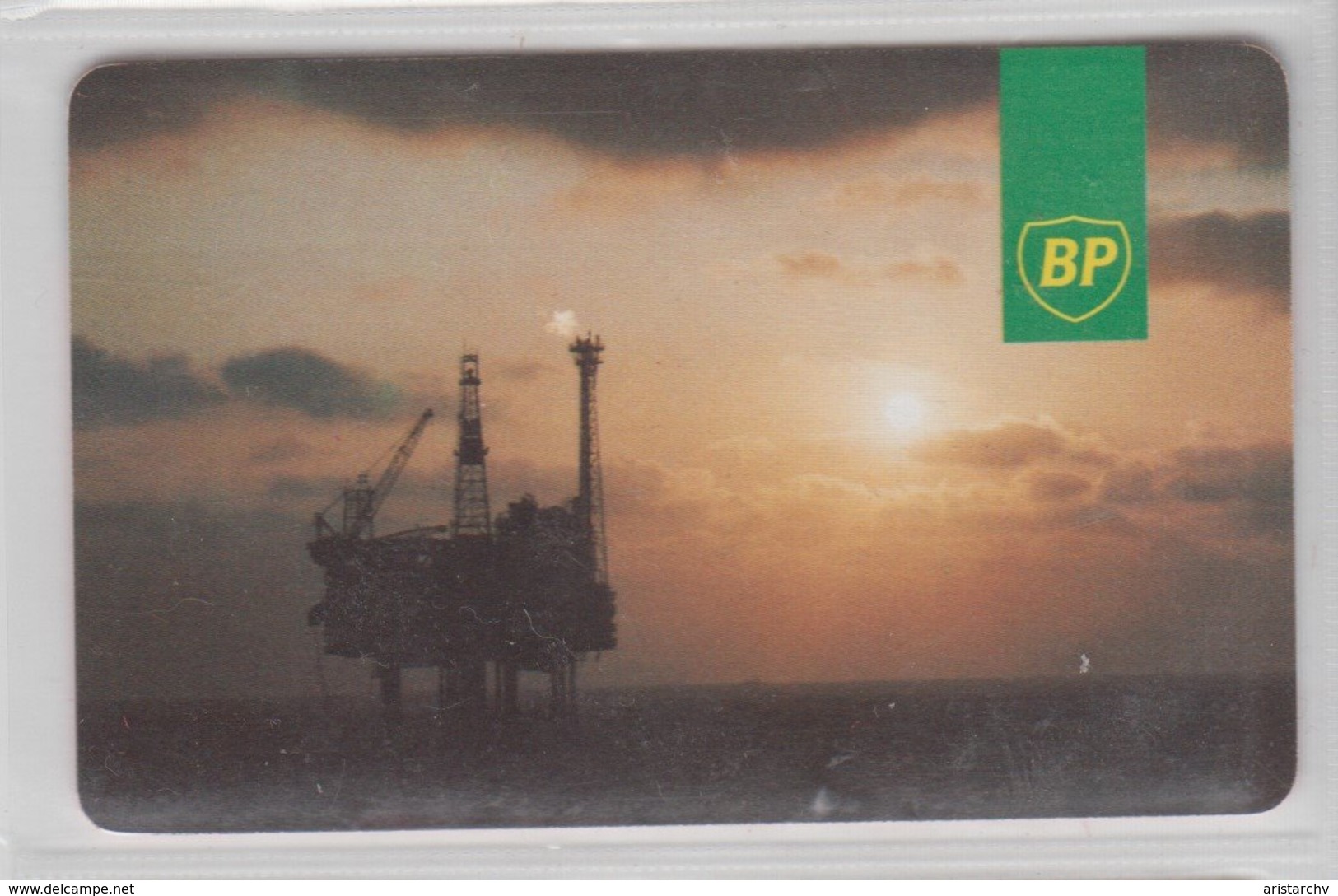 UNITED KINGDOM 1992 BRITISH PETROLEUM BP SCOTLAND OIL DRILLING RIG 100 RED UNITS - [ 2] Oil Drilling Rig