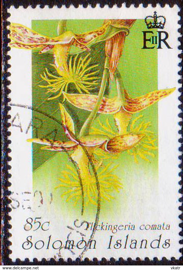 SOLOMON ISLANDS 1995 SG #839 85c Used Orchids - Solomon Islands (1978-...)