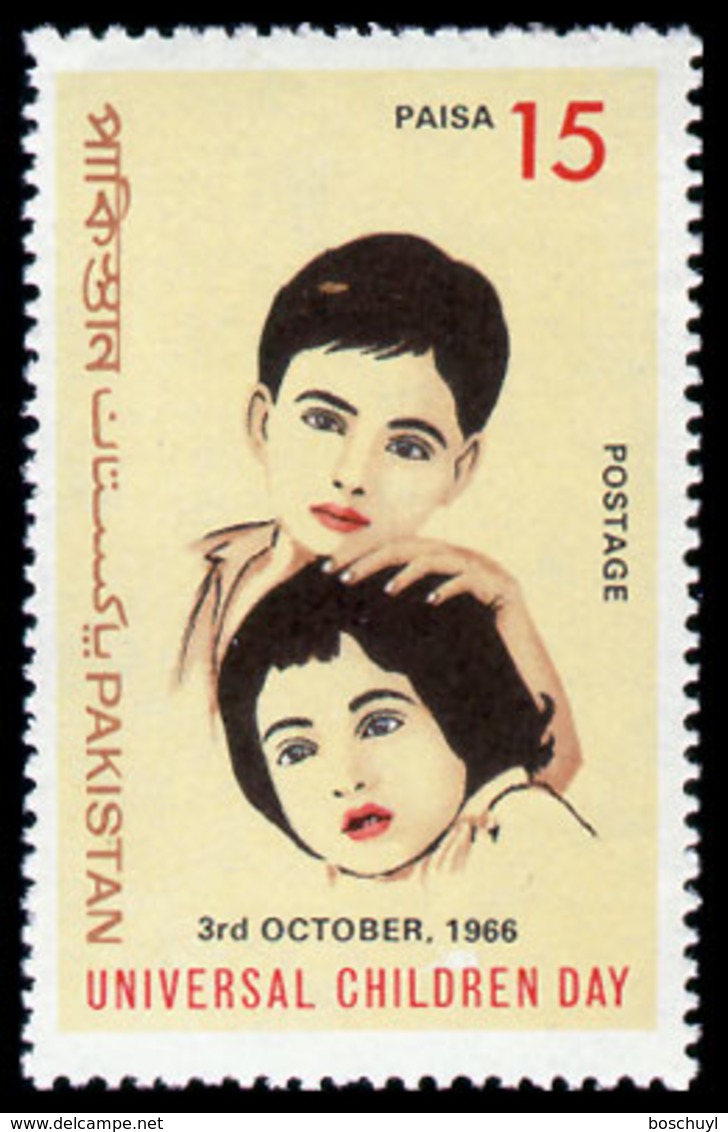 Pakistan, 1966, World Children's Day, United Nations, MNH, Michel 227 - Pakistan