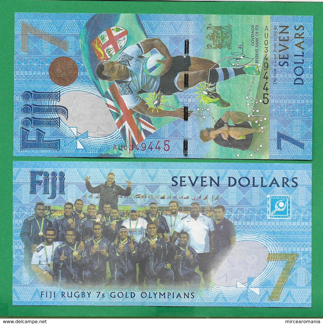 FIJI - 7 DOLLARS - 2017 -  UNC - Figi