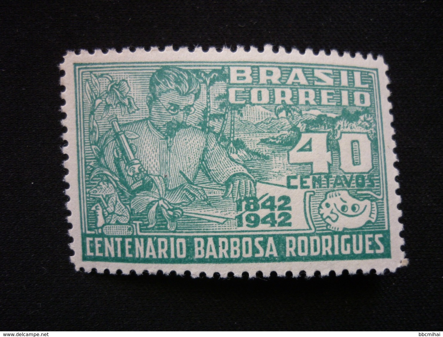 Brazil, 1943 Jose Barbosa Rodrigues Scott #616 MNH Cv. 1,25$ - Oblitérés