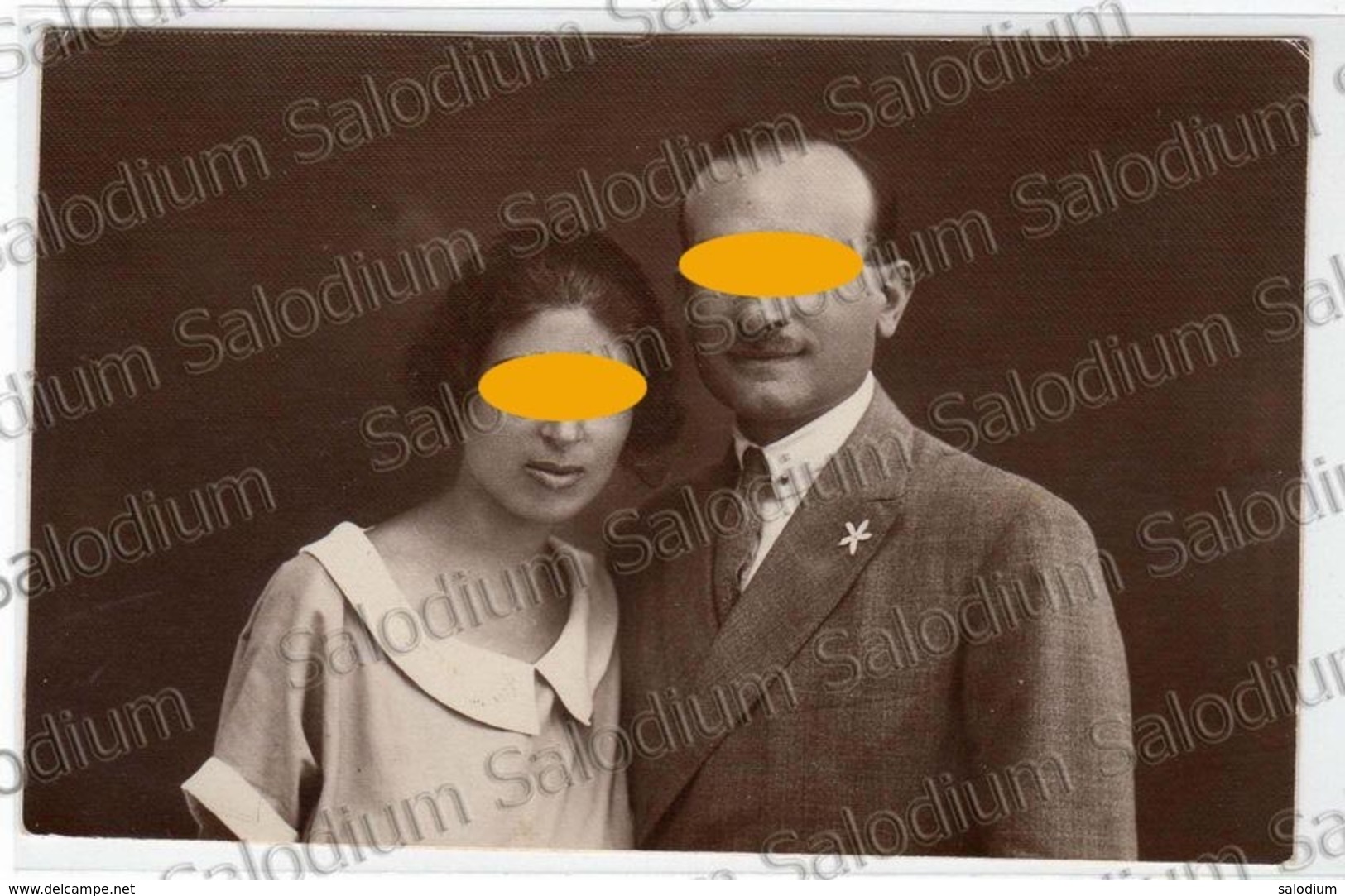 1924 - Coppia - Photo - Foto Fotografia - Couple - Uomo Donna Man Woman - Non Classificati