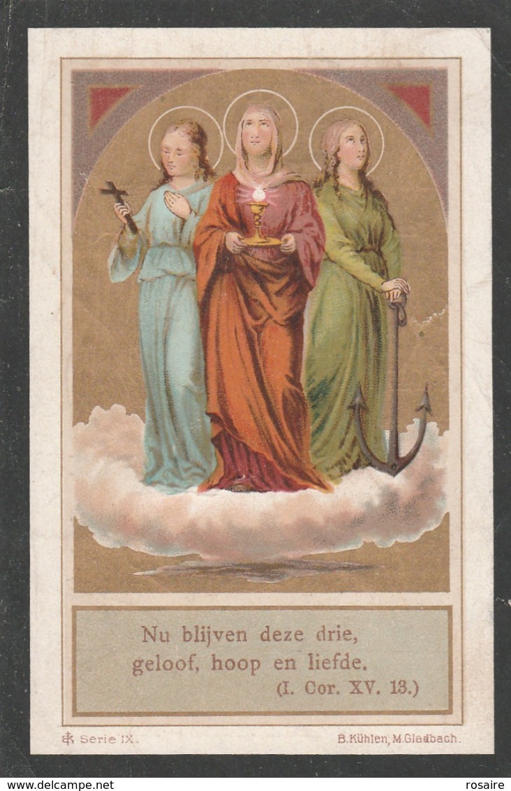 Eduardus De Landtsheer-zonnegem 1845-erpe 1901 - Devotion Images