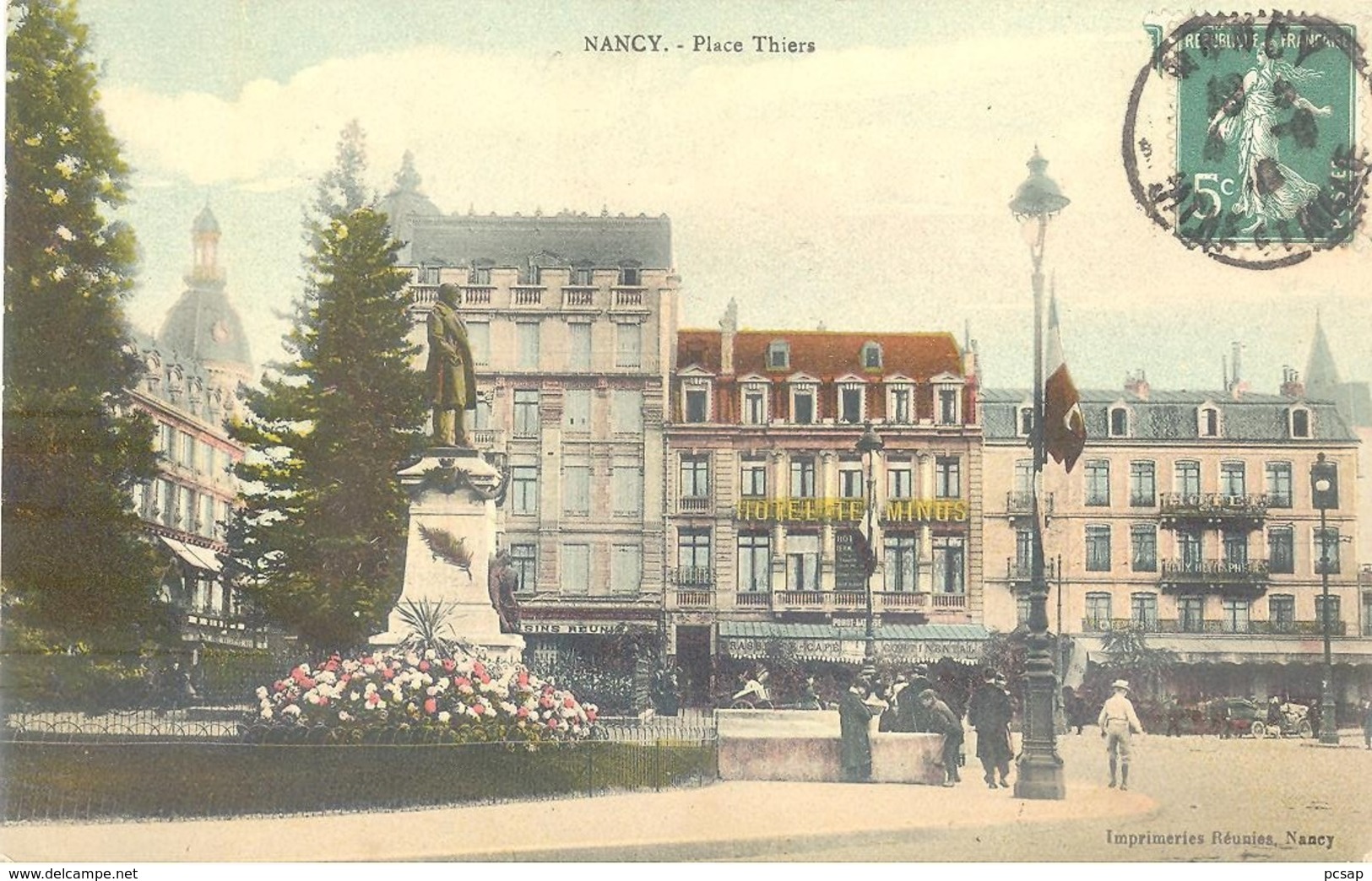 Nancy - Place Thiers (colorisée) - Nancy