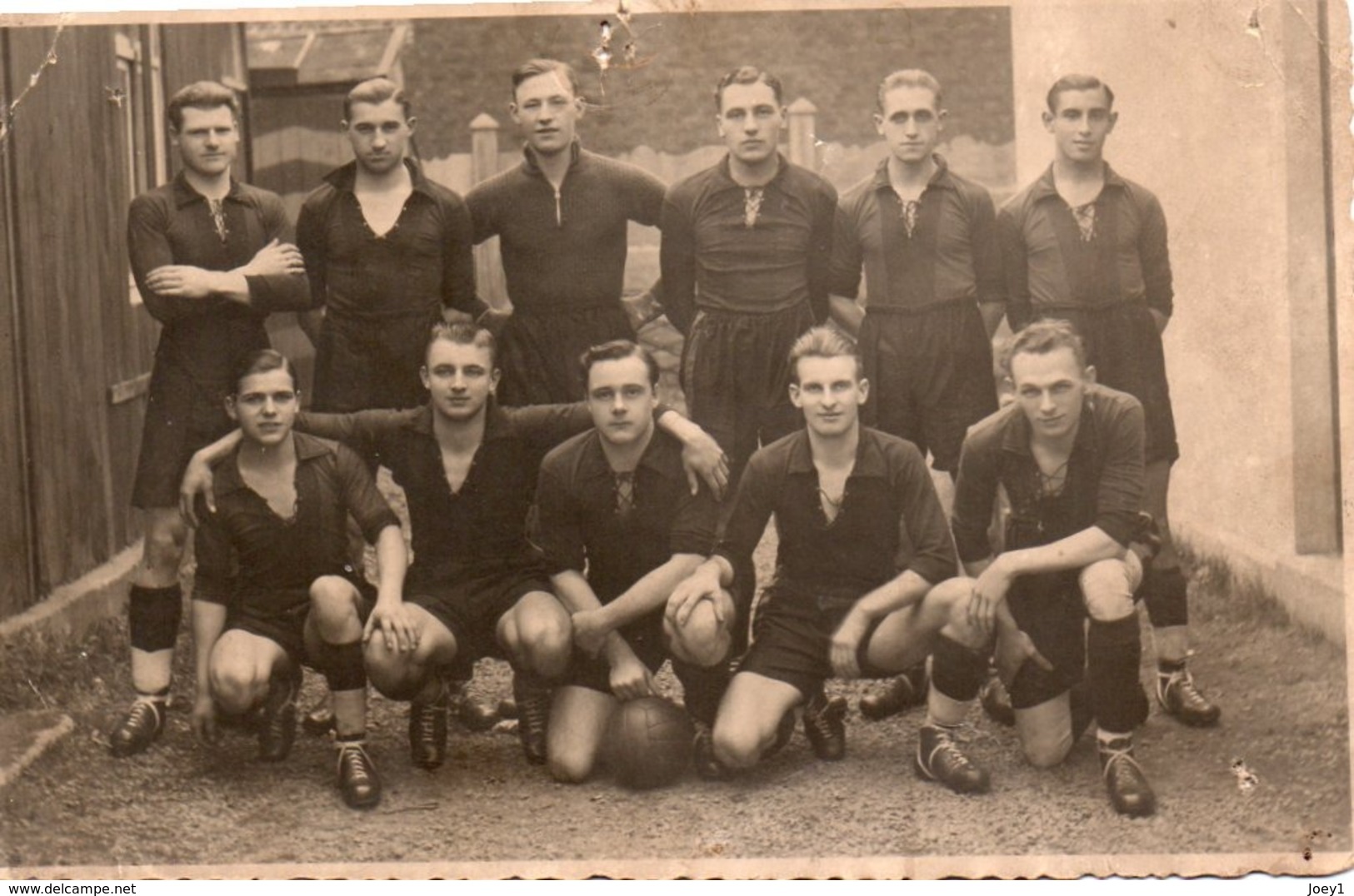 Carte Photo équipe De Foot De Seraing En Belgique 1933 1934 - Sports
