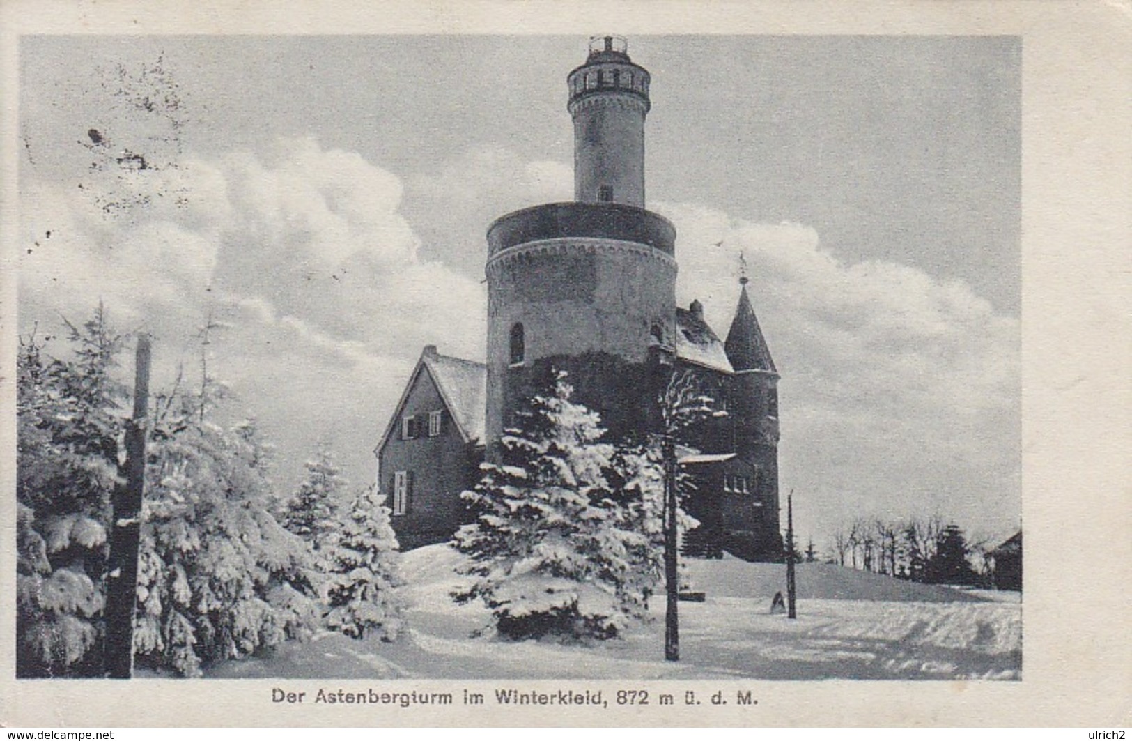 AK Der Astenbergturm Im Winterkleid - 1925 (43253) - Winterberg