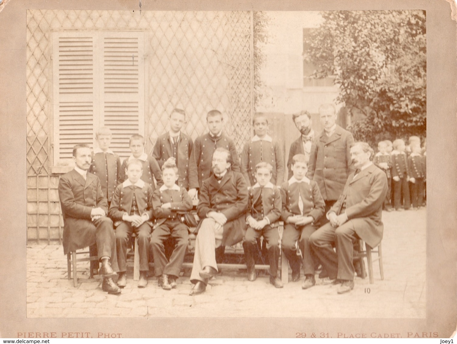 Photo Du Collège Ste Barbe Des Champs,1894, Photographe Pierre Petit,format 19,5/25 - Anonyme Personen